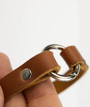Rizz - Brown Leather Bracelet (Unisex)
