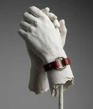 Rizz - Burgundy Leather Bracelet (Unisex)