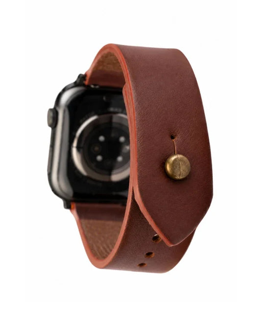 Brown Apple Watch Strap - Pure Leather Strap
