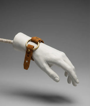 Ryker - Cinnamon Leather Bracelet (Unisex)