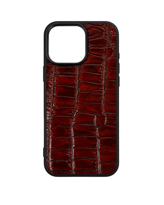 The Vero - Iphone 16 Pro Max Ox-Blood Leather Case