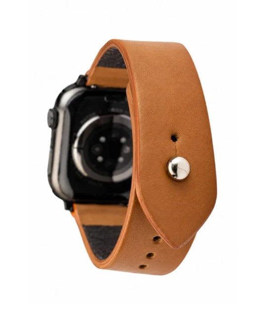 Bronze Apple Watch Strap - Pure Leather Strap