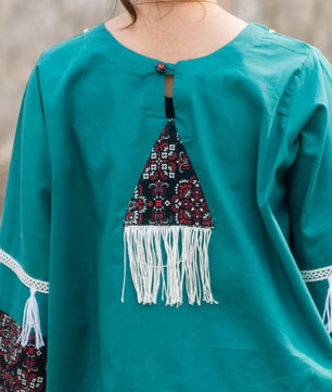 Amber - Teal Handmade Co-ord Set