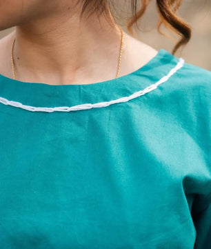 Amber - Teal Handmade Co-ord Set