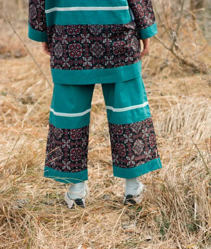 Amber - Teal Handmade Co-ord Set