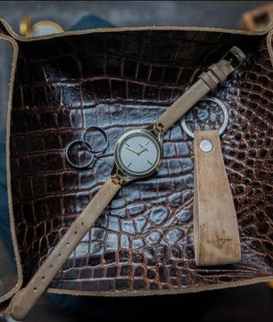 The Régis - Leather Trinket Tray