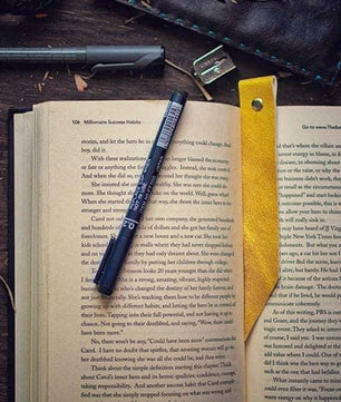 The Blaze - Leather Bookmark