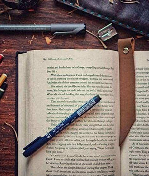 The Blaze - Leather Bookmark