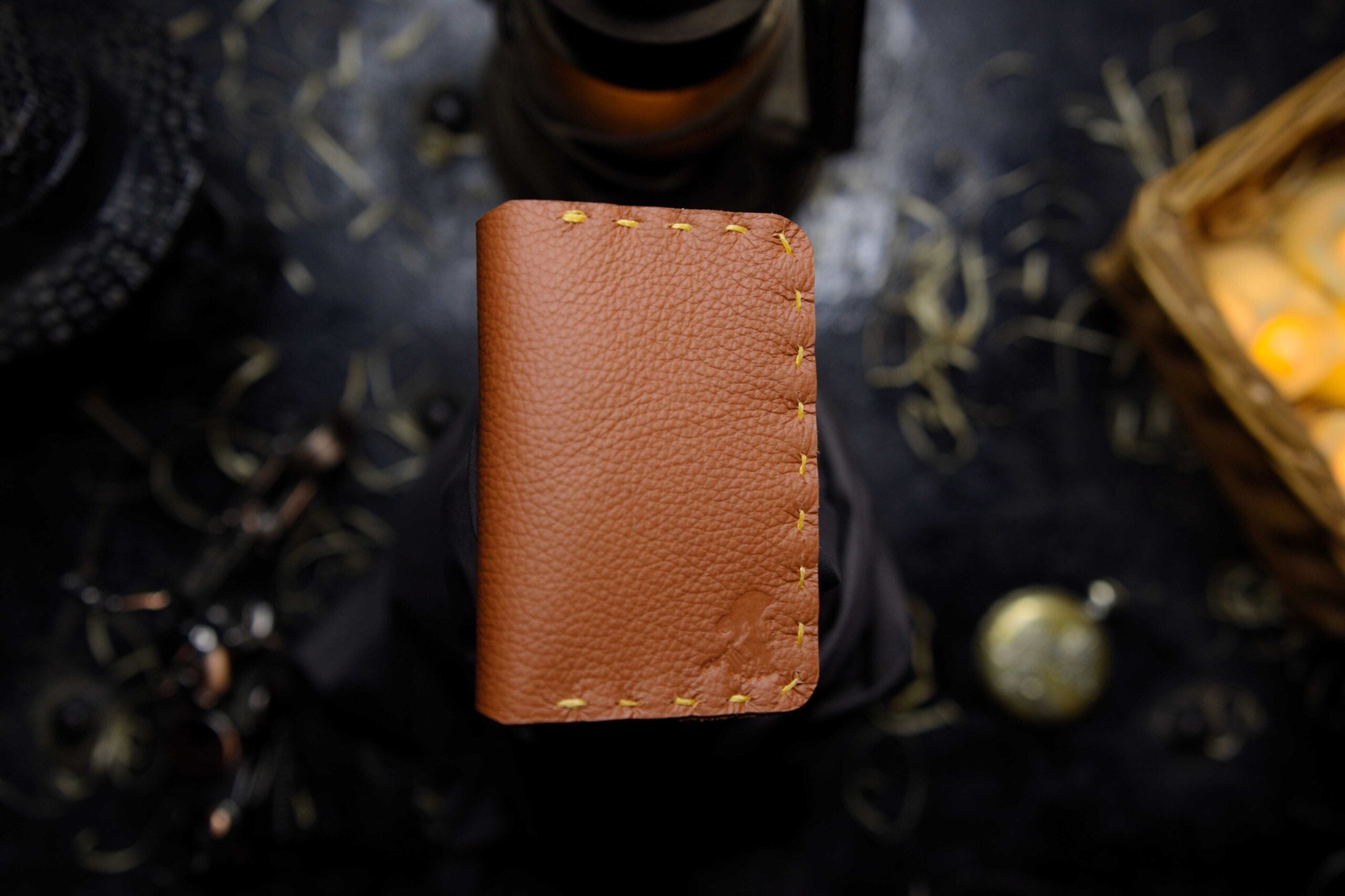The Audace – Orange Tan Smart Wallet