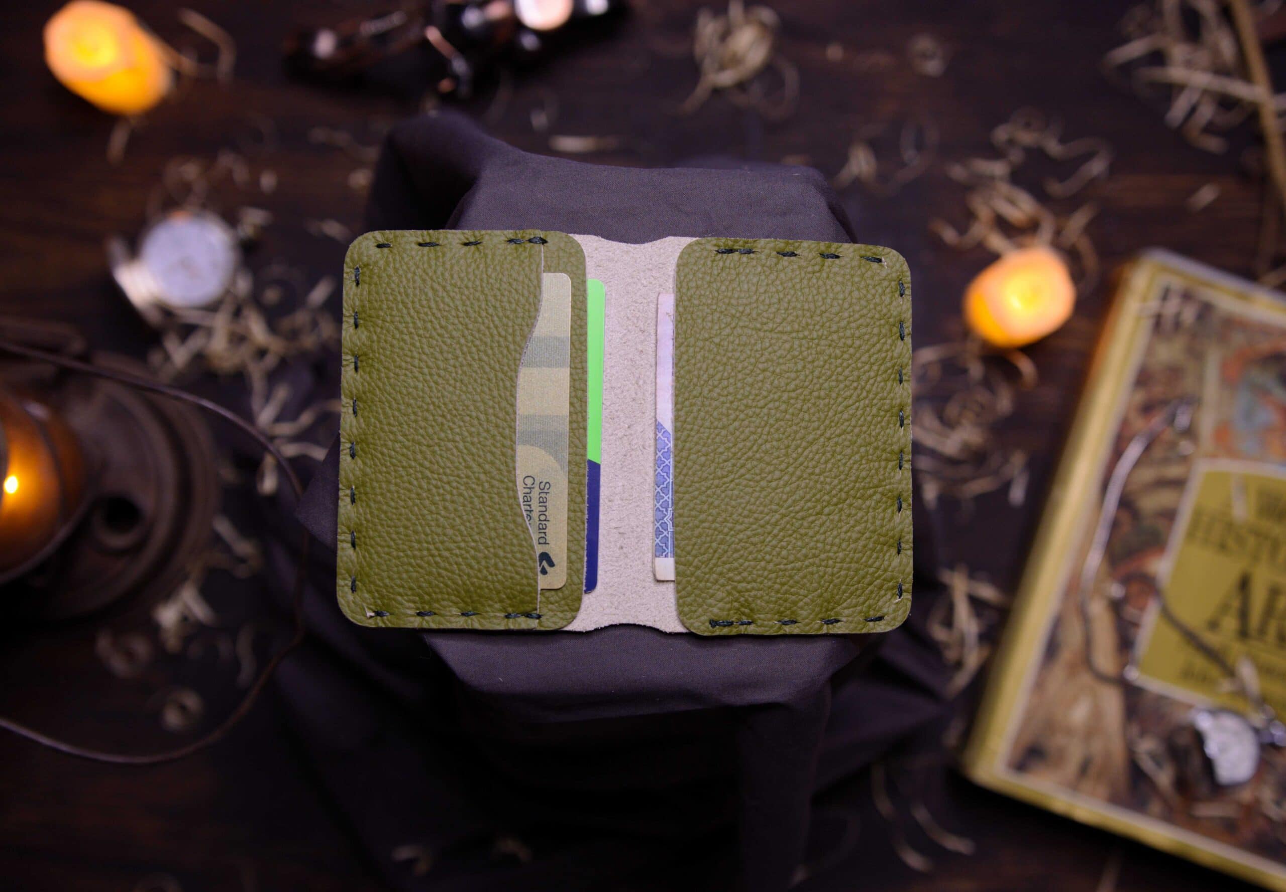 The Audace – Sap Green Smart Wallet