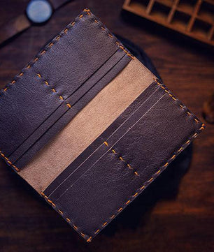 The Volonté – Mocha Brown Leather Long Wallet