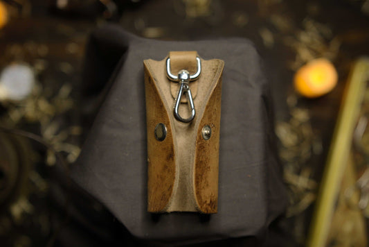 Jacked Key Chain - Veg Tan Leather