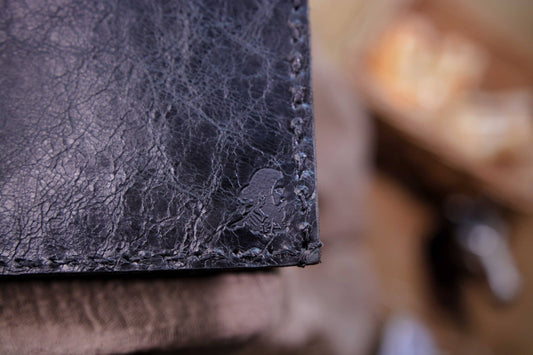 The Esthétique (Black) - Leather Bi-Fold Wallet