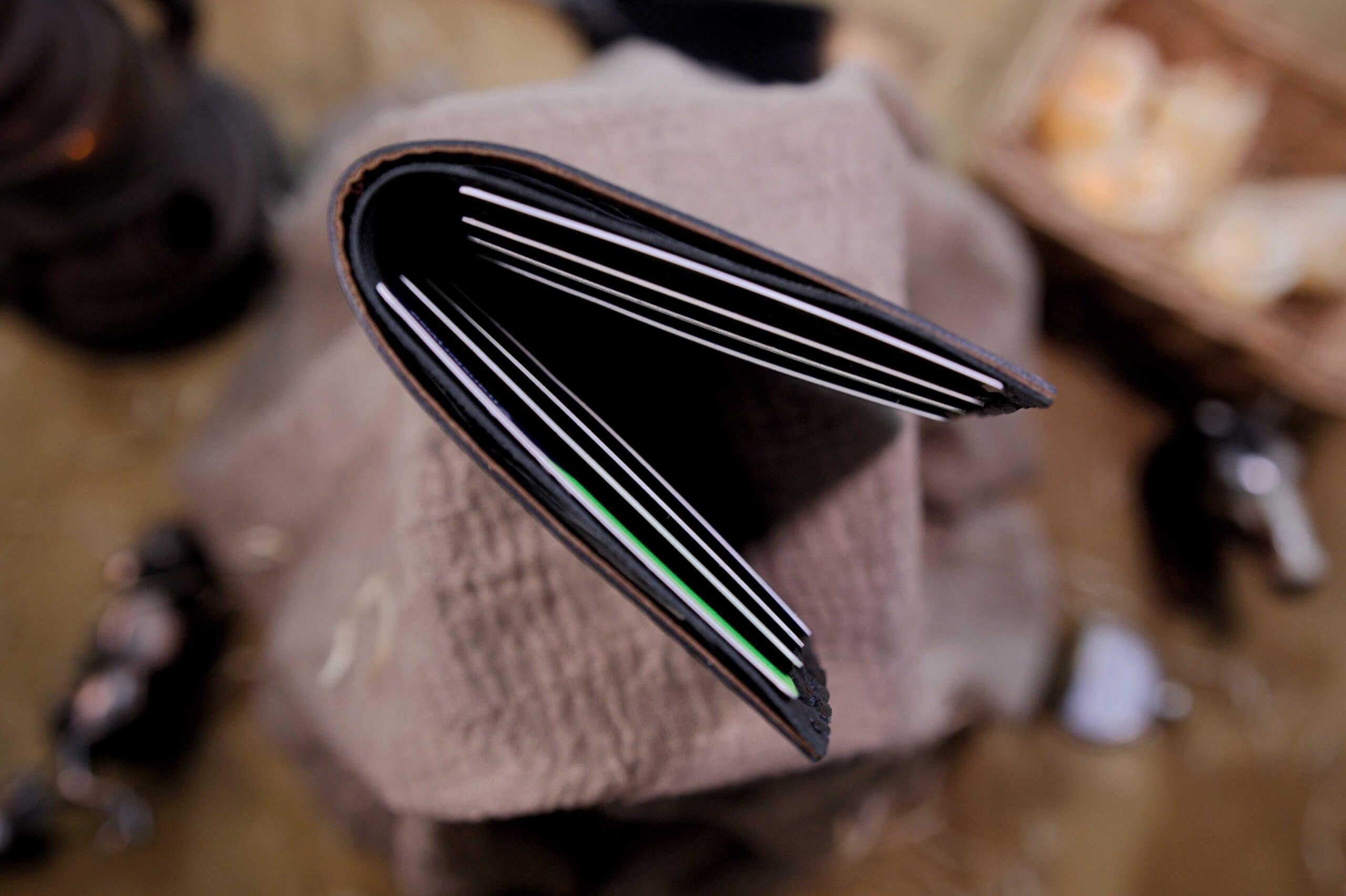 The Esthétique (Black) - Leather Bi-Fold Wallet