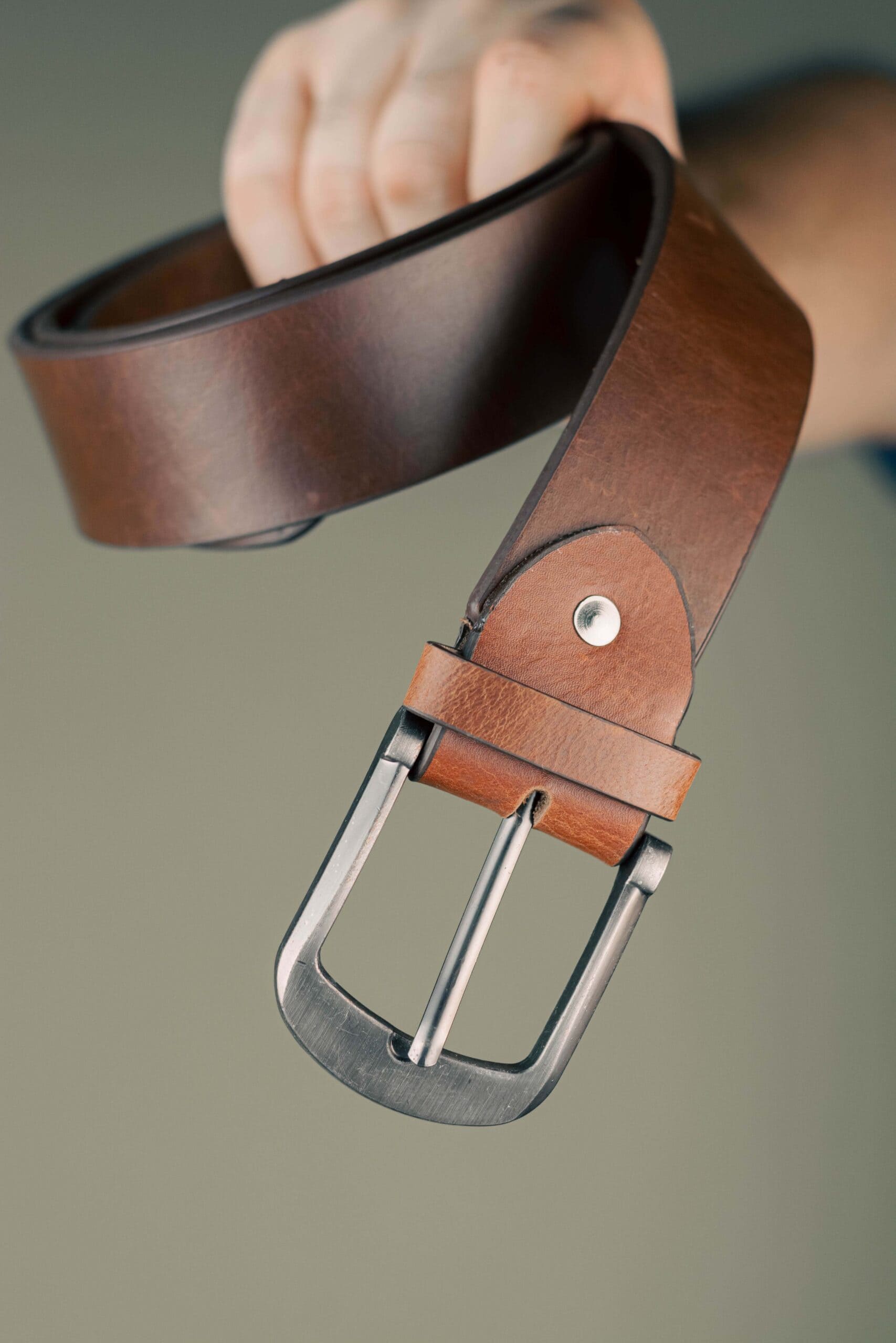 The Mylan - Leather Belt - Dark Brown