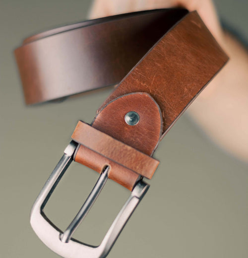 The Mylan - Leather Belt - Dark Brown