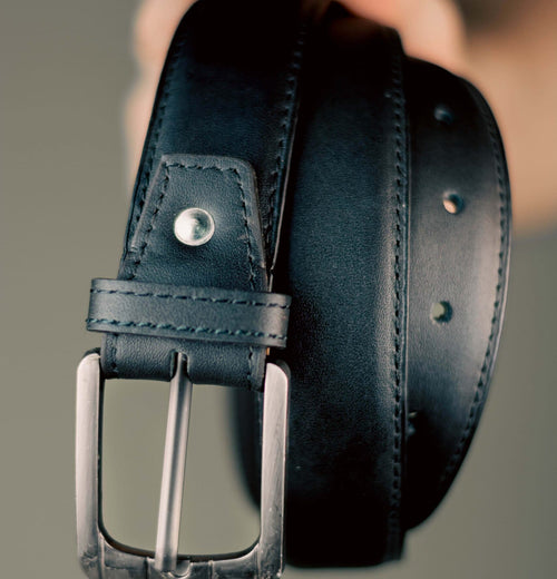 The Fuerte - Leather Belt - Black