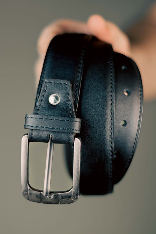 The Fuerte - Leather Belt - Black